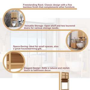 ที่เก็บของในห้องน้ำแบบไม้ไผ่ DreamCraft ใช้เป็นอุปกรณ์จัดระเบียบห้องน้ำ ผลิตในเวียดนาม - Product Image 4