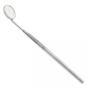 Fuente de alimentación Manual de espejo de boca Dental plateado de acero inoxidable desechable aprobado por CE para consumibles dentales de verificación de cavidad Oral - Product Image 6