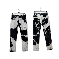 Nouvel Arrivage – Pantalon en Cuir de Vachette Tendance pour Homme, Taille Haute, Coupe Droite, Qualité Supérieure, Idéal Hiver