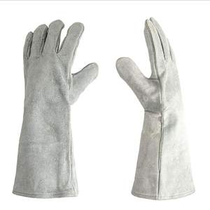 Résistant à l'usure Durable Thermique Extérieur Pakistanais En Gros Gants De Sécurité En Cuir De Soudage Protection En Métal Robuste - Product Image 3