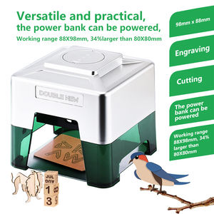 Portable 3W CNC Diode Lazer Graveur CNC Facile À Utiliser pour Acier Inoxydable Acrylique Plastique Verre MDF Papier Métal Caoutchouc - Product Image 2