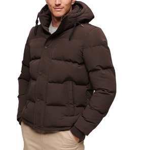High Quality Customized Clothing Waterproof Brown <b>Puffer</b> <b>Jackets</b> 100% Wool Collar Winter <b>Jacket</b> 90% <b>White</b> Duck Down Coat for <b>Men</b> - Product Image 6
