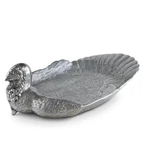 Bol de luxe fait à la main avec finition martelée, décoration d'intérieur design, cadeau, bols de luxe, fabrication sûre par Zahid Exports en Inde - Product Image 3