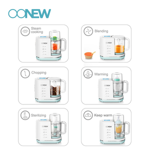 OONEW Robot <span class=keywords><strong>Cuiseur</strong></span> <span class=keywords><strong>Mixeur</strong></span> Électrique Multifonction pour Aliments <span class=keywords><strong>Bébé</strong></span> 700W 1000ML - Product Image 4