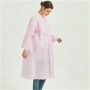 Bata de laboratorio a prueba de polvo personalizada de calidad superior Bata de laboratorio médico desechable para mujeres - Product Image 3