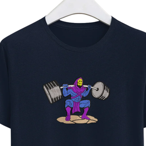 T-shirt personnalisé brodé, surdimensionné, design de personnage fort, tee-shirt de sport unisexe, streetwear, coton de haute qualité, mode décontractée, OEM ODM - Product Image 2