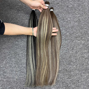 ช่อผมมนุษย์เคราติน100% แท้สำหรับต่อผมตรงยาวสองชั้น - Product Image 2