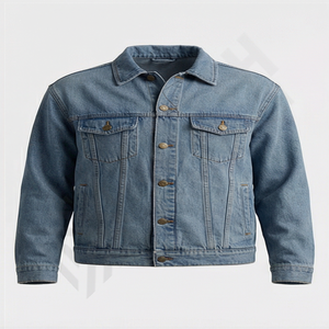 Chaqueta Vaquera Urbana para Hombre, Ropa de Calle, Diseño Personalizado Disponible, Ajuste Moderno, Chaqueta Ligera - Product Image 1