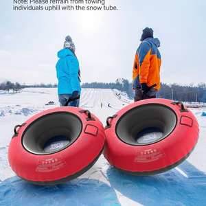 Winter Inflatable <b>Snow</b> <b>Tube</b> <b>Snow</b> Sled Foldable Portable Soft Bottom Oxford Cloth Thickened PVC Inner <b>Tube</b> Safety Eco-Friendly - Product Image 2