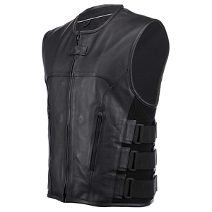 Novedad de 2025, chaleco de cuero sintético ecológico de invierno de tamaño personalizado para hombre, ropa de abrigo de alta calidad - Product Image 5