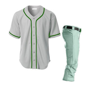 Conjuntos de béisbol y softbol sublimados de poliéster personalizados, características transpirables para uniformes deportivos - Product Image 1