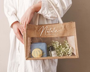 GreenEcoTrend Custom Jute Tote <b>Bag</b> <b>for</b> <b>Women</b> Eco-Friendly Zipper Vintage Fashion Reusable Promotional Shopping Shoulder <b>Bag</b> - Product Image 2