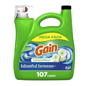Detergente Líquido para Ropa Gain + Aroma Boost, Aroma Brisa Feliz, 107 Cargas, 154 fl oz - Product Image 2
