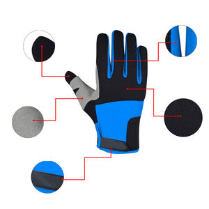 Guantes de Ciclismo de neopreno de medio dedo de la mejor tarifa de buena calidad, cálidos, Unisex, antideslizantes, cómodos para ciclismo - Product Image 2