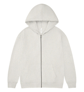Premium Blanks Hiver Épais Hommes Sweat À Capuche Zippé Chaud Polaire À Capuche Veste À Manches Côtelées Hommes Zip Up Hoodies Coton Sweats - Product Image 4