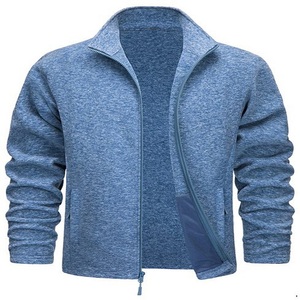 Veste polaire légère pour homme, coupe sport, col montant zippé, avec poches, imperméable et respirante, idéale pour l'hiver - Product Image 2