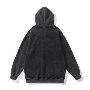 Sudadera con Capucha Lavada al Ácido Personalizada para Hombre, Sudadera con Capucha Estilo Lavado, Sudadera con Capucha Moderna y Elegante con Efecto Desgastado - Product Image 2