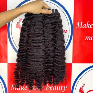 Extensiones de cabello de trama doble de alta calidad, máquina de cabello rizado de vapor, trama de cabello humano vietnamita - Product Image 3