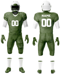 Votre propre uniforme de football américain Nouveau design Service OEM Uniforme de football américain pour hommes de haute qualité Maillot de football américain - Product Image 1