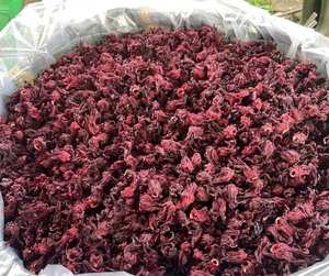 Fleurs d'hibiscus séchées entières naturelles d'origine vietnamienne pour la préparation de tisanes relaxantes, rafraîchissement quotidien dans les salons de luxe des hôtels - Product Image 3