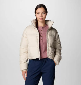 Dernière veste matelassée courte pour femme en pierre foncée personnalisée OEM, veste à fermeture éclair intégrale, veste à bulles respirante, doudoune d'hiver pour femme - Product Image 6