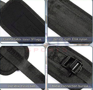 เข็มขัดนีโอพรีนสำหรับบริหารสะโพก แบบขายส่ง กันลื่น ระบายอากาศได้ดี เหมาะสำหรับเล่นกีฬากลางแจ้ง ออกกำลังกายในยิม ใช้กับดัมเบล ซิทอัพ สควอท - Product Image 4