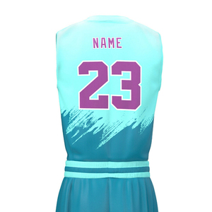 Uniforme de basket-ball pour hommes sans manches, respirant, antibactérien, à séchage rapide, imprimé numérique personnalisé, taille plus - Product Image 6