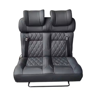 Asientos Plegables de Cuero PU AutoLiuma Personalizados para Camper Van y Autocaravanas - Conversión de Asiento a Cama para Uso Comercial - Product Image 2