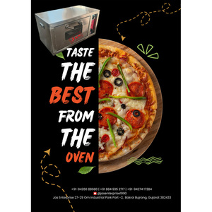Four à pizza électrique en acier inoxydable d'occasion pour la maison ou la boulangerie de restaurant - Product Image 2
