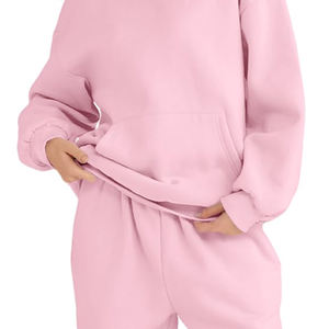 Venta caliente mujeres sudaderas con capucha de gran tamaño Streetwear estilo Hip Hop tela polar a prueba de viento ropa de invierno estilo pulóver - Product Image 6