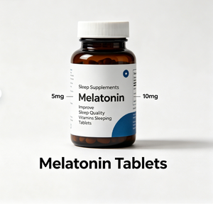 Integratori per il Sonno, Melatonina per Migliorare la Qualità del Sonno, Vitamine, <span class=keywords><strong>Compresse</strong></span> per Dormire, <span class=keywords><strong>Compresse</strong></span> di Melatonina 5mg 10mg - Product Image 1