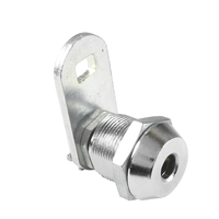 Serrure à came pour distributeur automatique et portes de cabinet, sécurité ANSI Grade 2, entraxe 18,5/23,5 mm, en alliage de zinc chromé, clés en alliage de zinc ABA