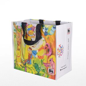 Eco-friendly Lightweight Tote Durable Non-woven Polypropylene Reusable Shopping <b>Bag</b> with <b>Large</b> Capacity and Custom Design - Product Image 1