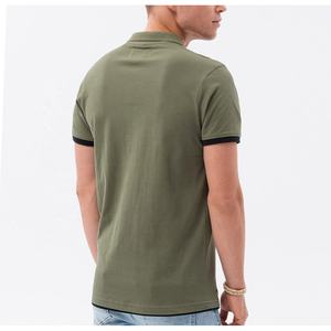 Manches courtes pour hommes de haute qualité pour T-shirts polo Impression de logo personnalisé Tissu tricoté respirant Fabrication d'entreprise - Product Image 5