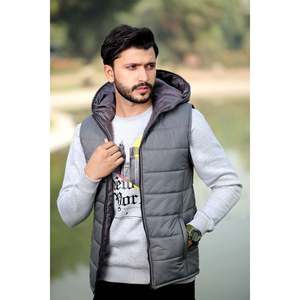 Gilet de sport d'extérieur isolé en polyester pour homme NABS, coupe régulière, sans manches, pour la randonnée en hiver - Product Image 5