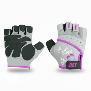 Gants de fitness demi-doigts avec logo personnalisé pour la musculation, la musculation en salle de sport et les sports de plein air - Évacuation de l'humidité, antidérapants, respirants - Product Image 1