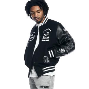 High Quality Letterman Varsity <b>Jackets</b> Wool Body Genuine Leather Sleeves Winter Wear <b>Smart</b> and Stylish <b>Men's</b> <b>Jacket</b> - Product Image 3