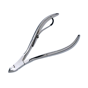 Pince à cuticules en acier inoxydable haute conception minimaliste compacte à lame droite outil à ongles Portable pour ongles - Product Image 1