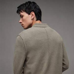 Moda hombres Polos camisas Turn Down Collar Polos Casual hombres manga larga Turn Down Collar rayas Color bloque botones camisa - Product Image 3