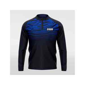 Top de media cremallera GAA de alta calidad, fabricante en Pakistán de tops con cremallera personalizados a medida para atletas, equipos y equipo de entrenamiento deportivo - Product Image 3