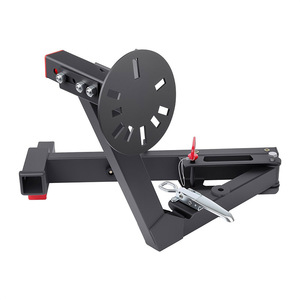 Porte-pneu de secours à décalage droit pour support d'attelage récepteur - Product Image 1