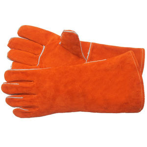 ถุงมือเชื่อมหนังแบบพรีเมี่ยมถุงมือทำงานหนังวัว - Product Image 5