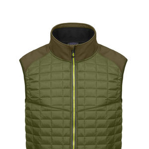 Chaqueta acolchada sin mangas con cremallera de invierno cálida ligera personalizada OEM de alta calidad, chaqueta acolchada sin mangas de tamaño personalizado para hombre - Product Image 4