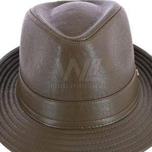 2025 en stock nuevo sombrero de cuero personalizado para adultos mejor calidad al por mayor moda bordado estampado patrón colección de invierno-para la playa - Product Image 5