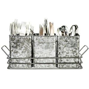 Porte-couverts exclusif en métal poli doré de qualité porte-couverts au design attrayant pour le rangement des couverts de cuisine - Product Image 4