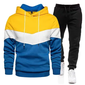 Survêtement unisexe personnalisé d'hiver à capuche, décontracté, pour le jogging, avec logo, vente en gros, grandes tailles, en polaire, imprimé délavé à l'acide, respirant, uni - Product Image 5