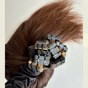 Cinta de alta calidad en extensiones de cabello vietnamita, cutícula humana virgen alineada, cinta Invisible sin costuras de doble dibujado, Exportación de fábrica - Product Image 3