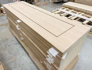 Puerta interior empotrada del dormitorio con marco de puerta Puerta interior de la habitación de MDF insonorizada con marco - Product Image 3