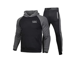 Trajes de jogging de alta calidad hechos a medida con diseño de contraste de color Logotipo privado Precios baratos de fábrica - Product Image 1