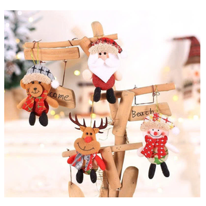 Adorable árbol de Navidad decoración colgante Santa Claus muñeco de nieve Reno oso árbol de Navidad decoración colgante variedad de estilos - Product Image 5